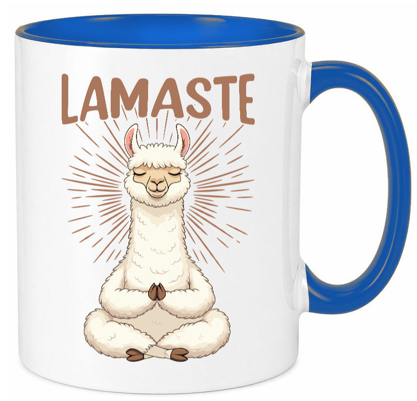 Lamaste | Lama Namaste lustiger Spruch Geschenk Humor Geschenkidee Tasse