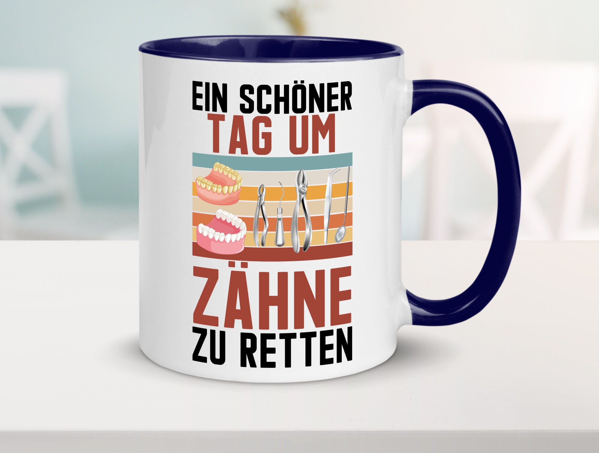 Ein schöner Tag um zähne zu retten | Zahnarzt Geschenk Humor Geschenkidee