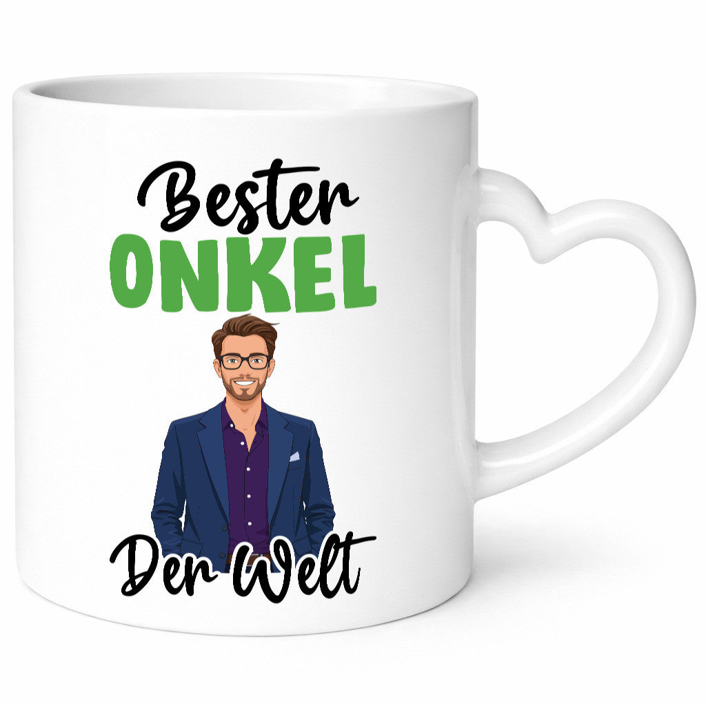 Bester Onkel | Neffe Bruder Familie Humor Geschenkidee Tasse
