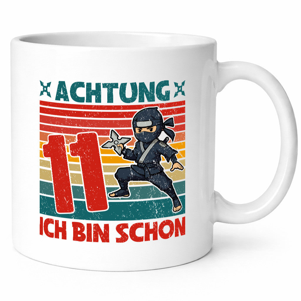 11. Geburtstag | 11 Jahre Ninja Kindergeburtstag lustiger Spruch Geschenk