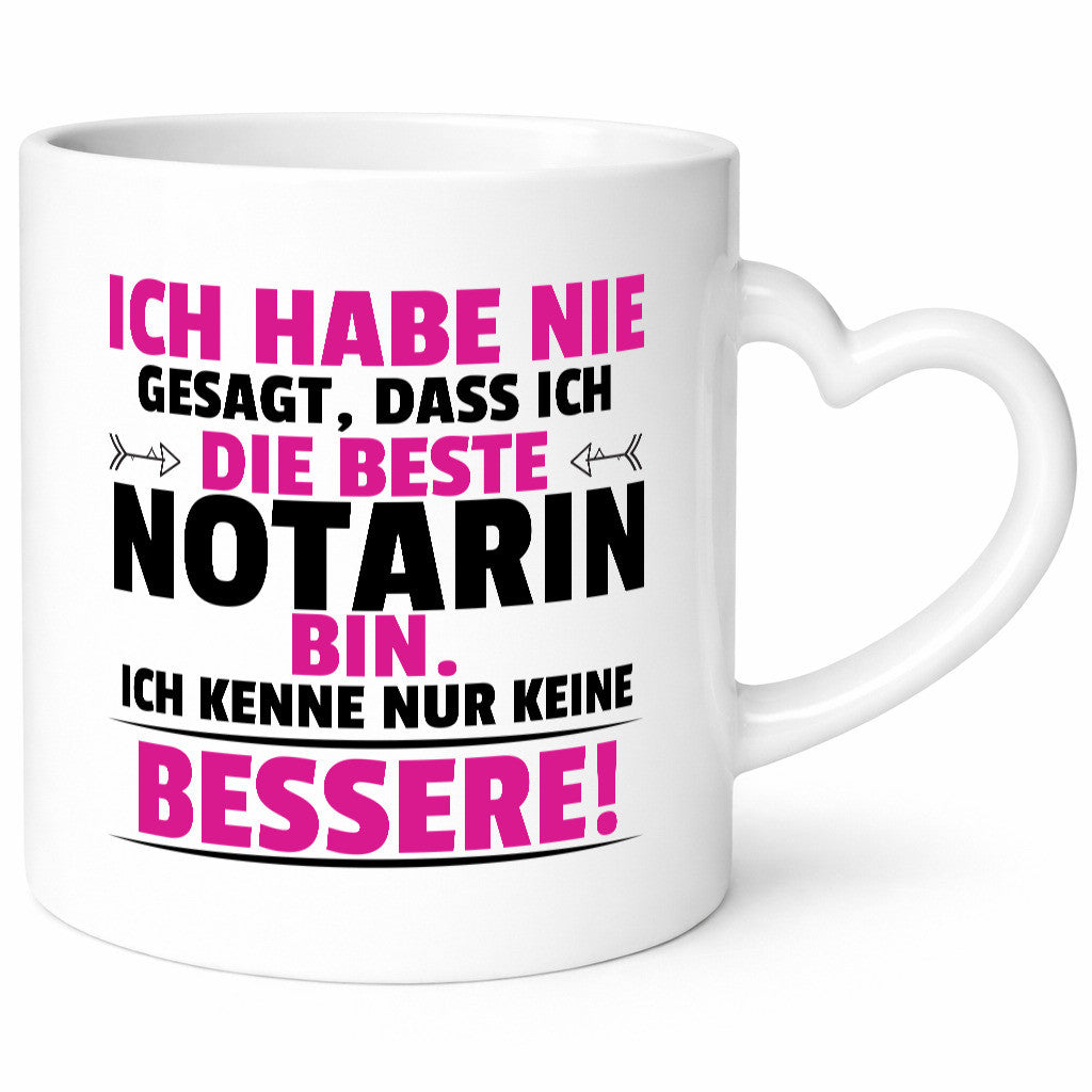Die Beste Notarin | Juristin Geschenkidee Humor Tasse