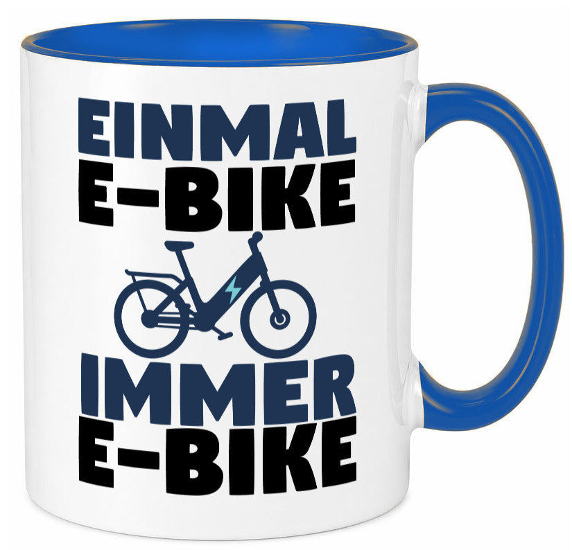 E-Bike Fahrer | Radfahrer Tasse Fahrrad Elektrorad lustiger Spruch Geschenk