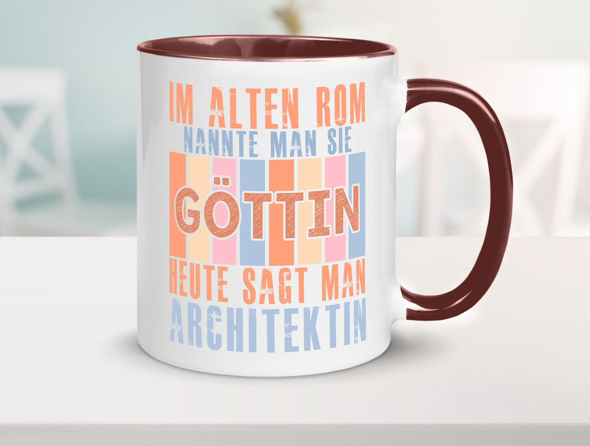 Heute sagt man: Architektin | Architektur Büro lustiger Spruch Geschenk Arbeit Tasse