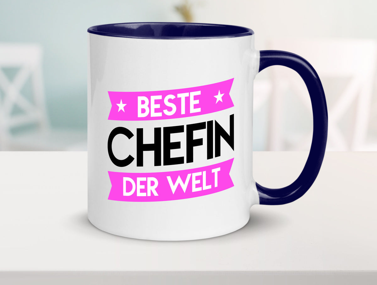Beste Chefin | Führungskraft Vorgesetzte Humor Arbeit Kollegen Büro Tasse
