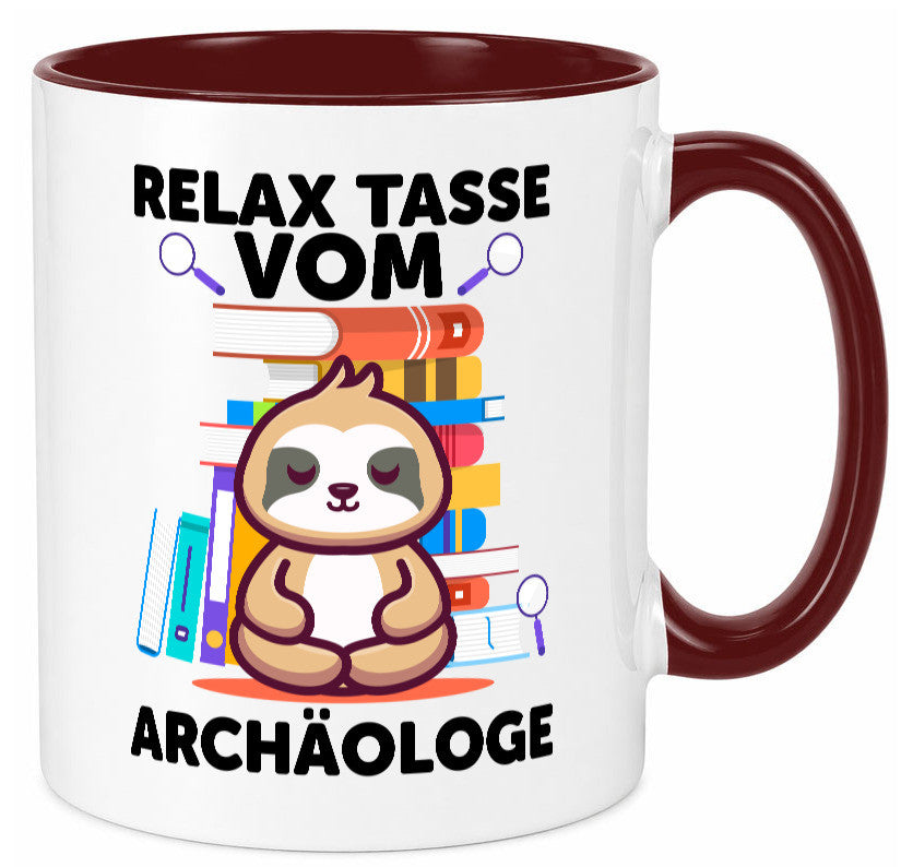 Relax Tasse: Archäologe | Archäologie Forscher lustig Humor Geschenkidee