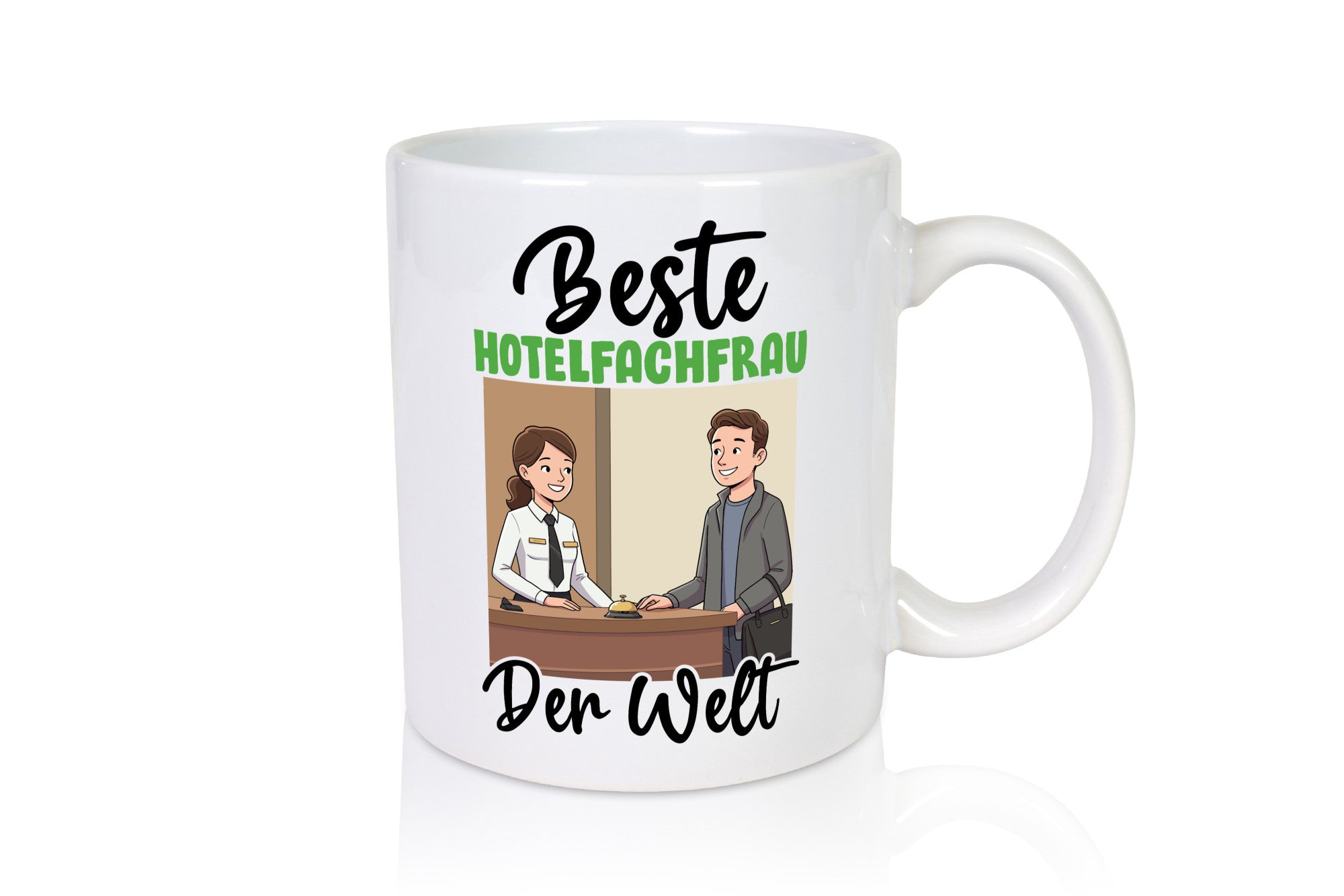 Beste Hotelfachfrau | Hotel v2 lustiger Spruch Geschenk Humor Geschenkidee Tasse