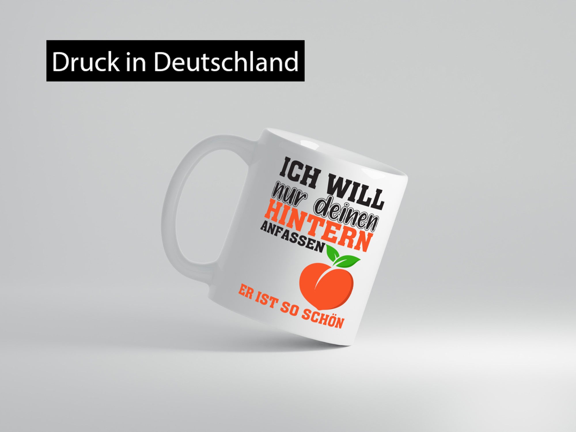 Pfirsichpo Spruch | Frauen Tasse Beziehung Hintern lustig Humor Geschenkidee