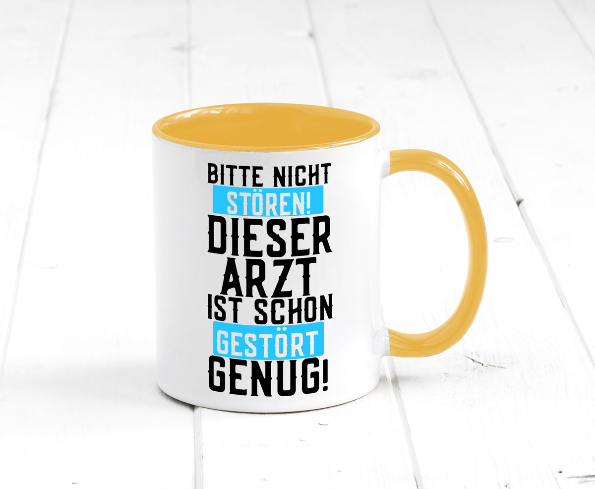 Bitte nicht stören | gestörter Arzt Sarkasmus Klinik Geschenkidee Humor Tasse