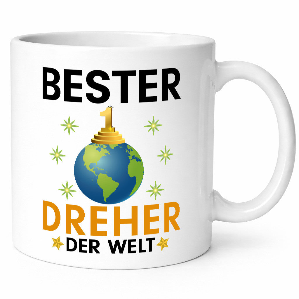 Welt Bester Dreher | Fräser lustiger Spruch Geschenk Humor Geschenkidee Tasse