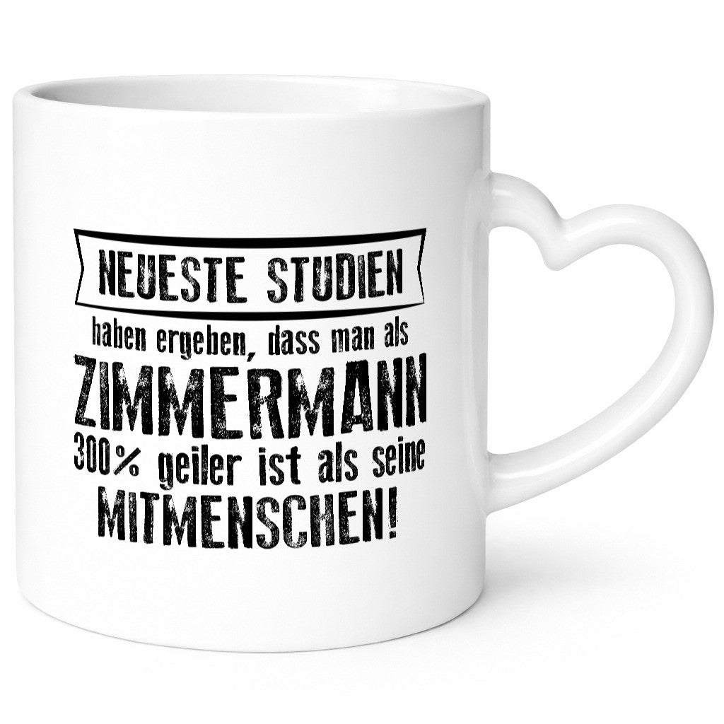 Neueste Studien: Zimmerer | Handwerker Holzbau lustig Humor Geschenkidee