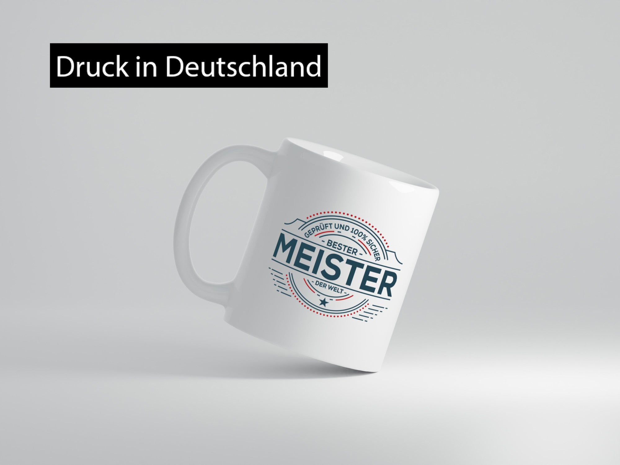 Geprüft und sicher: Meister | Meisterbrief Geschenk Humor Geschenkidee lustiger