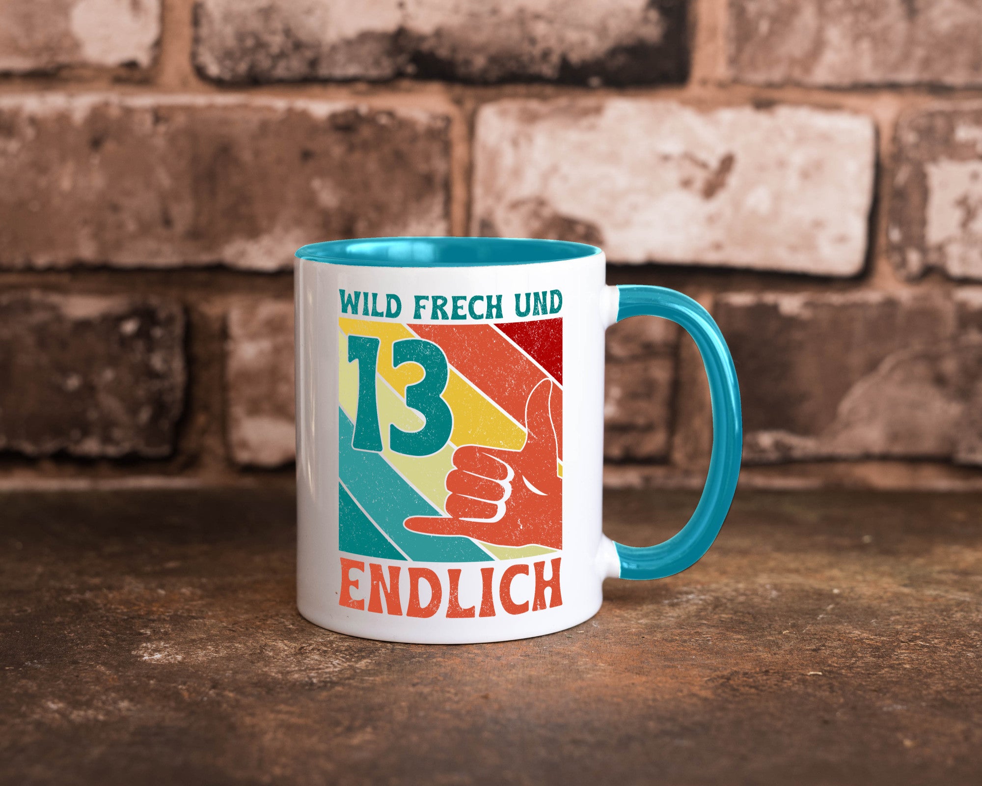 13. Geburtstag | 13 Jahre Wild und Frech Humor Geschenkidee Tasse