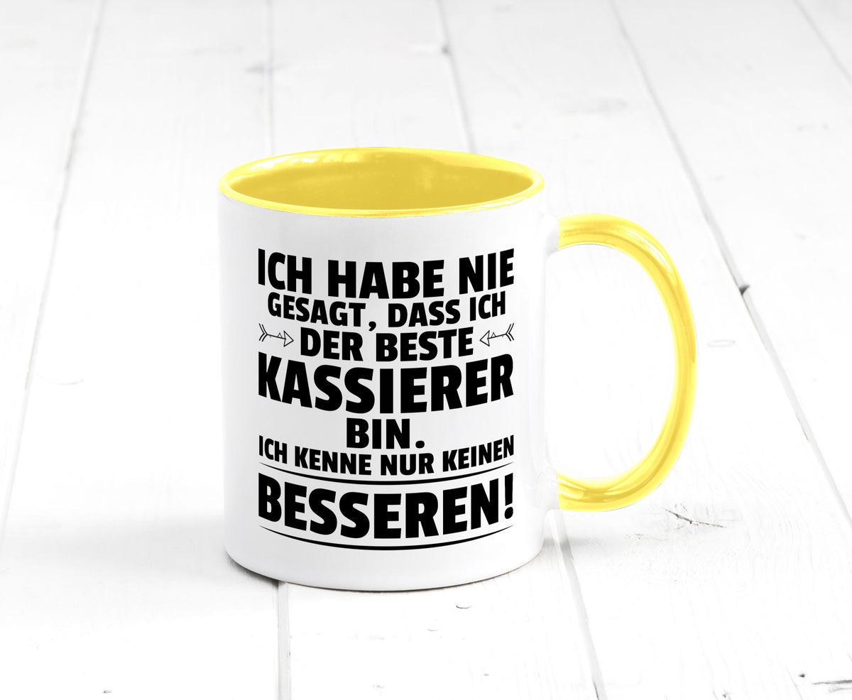 Der Beste Kassierer Geschenk Humor Geschenkidee lustiger Spruch Tasse
