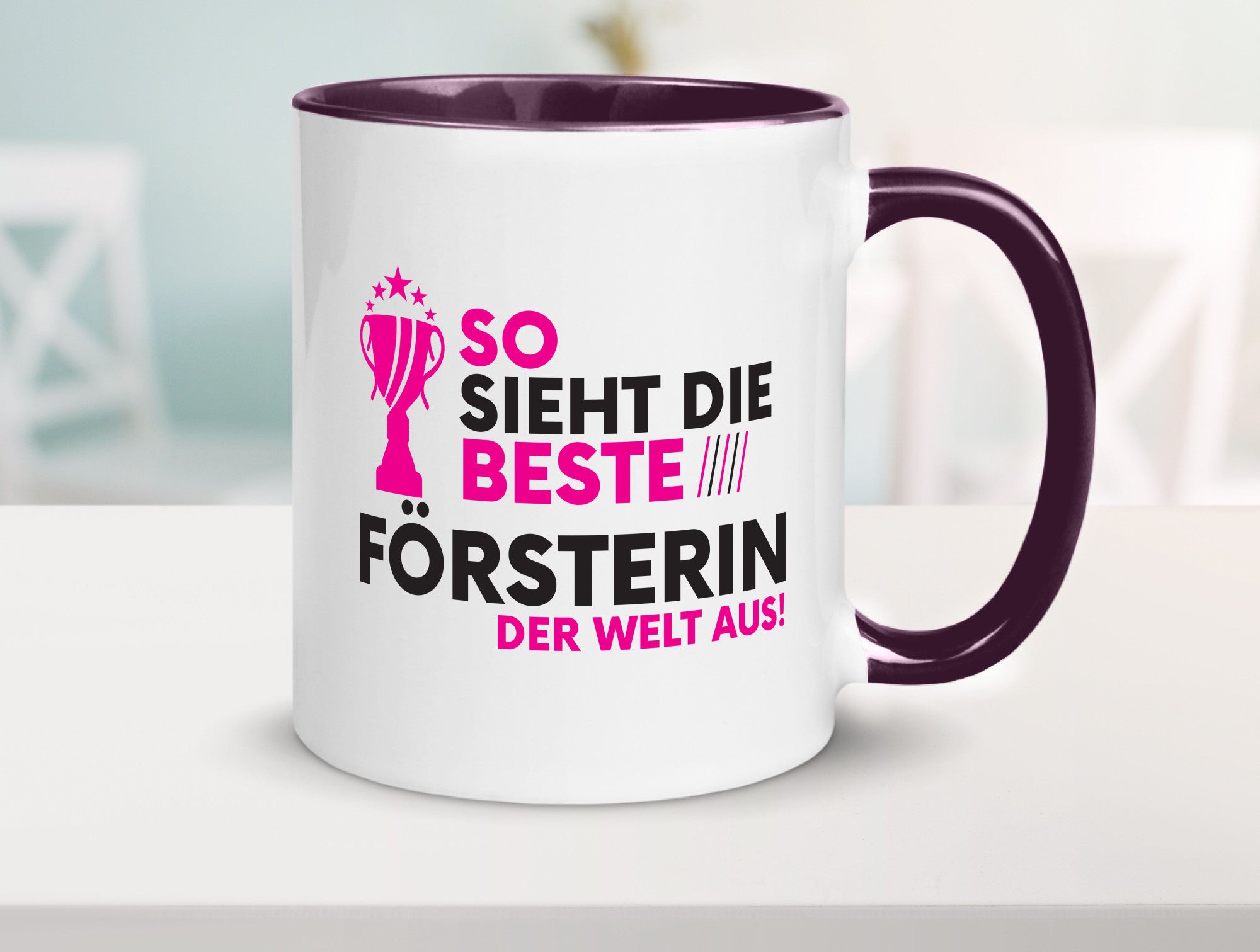 Die Weltbeste Försterin | Forst Arbeit Humor Kollegen Büro Geschenkidee Tasse