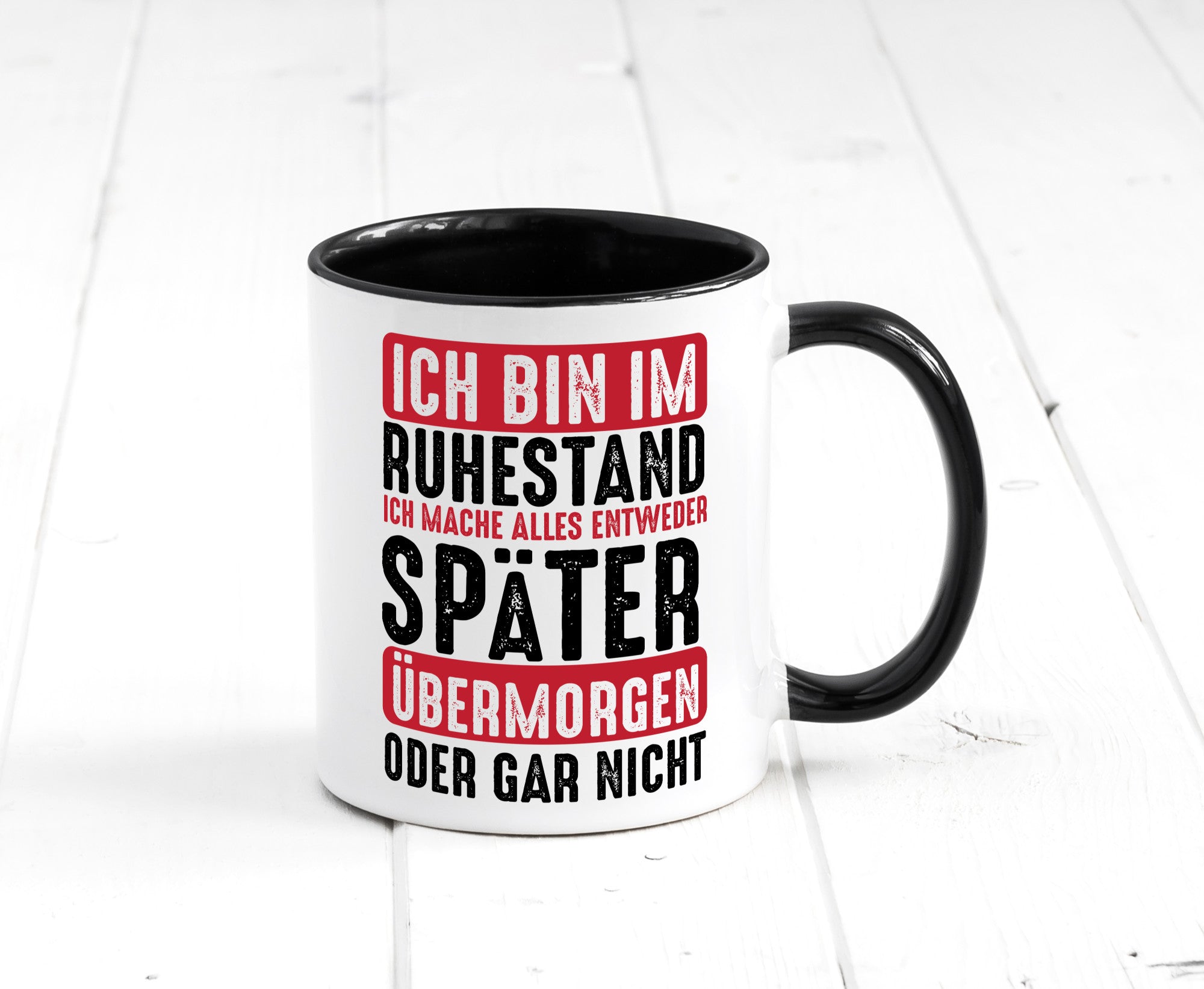 Ich mache alles später oder gar nicht | Rentner Ruhestand Geschenkidee Jubiläum