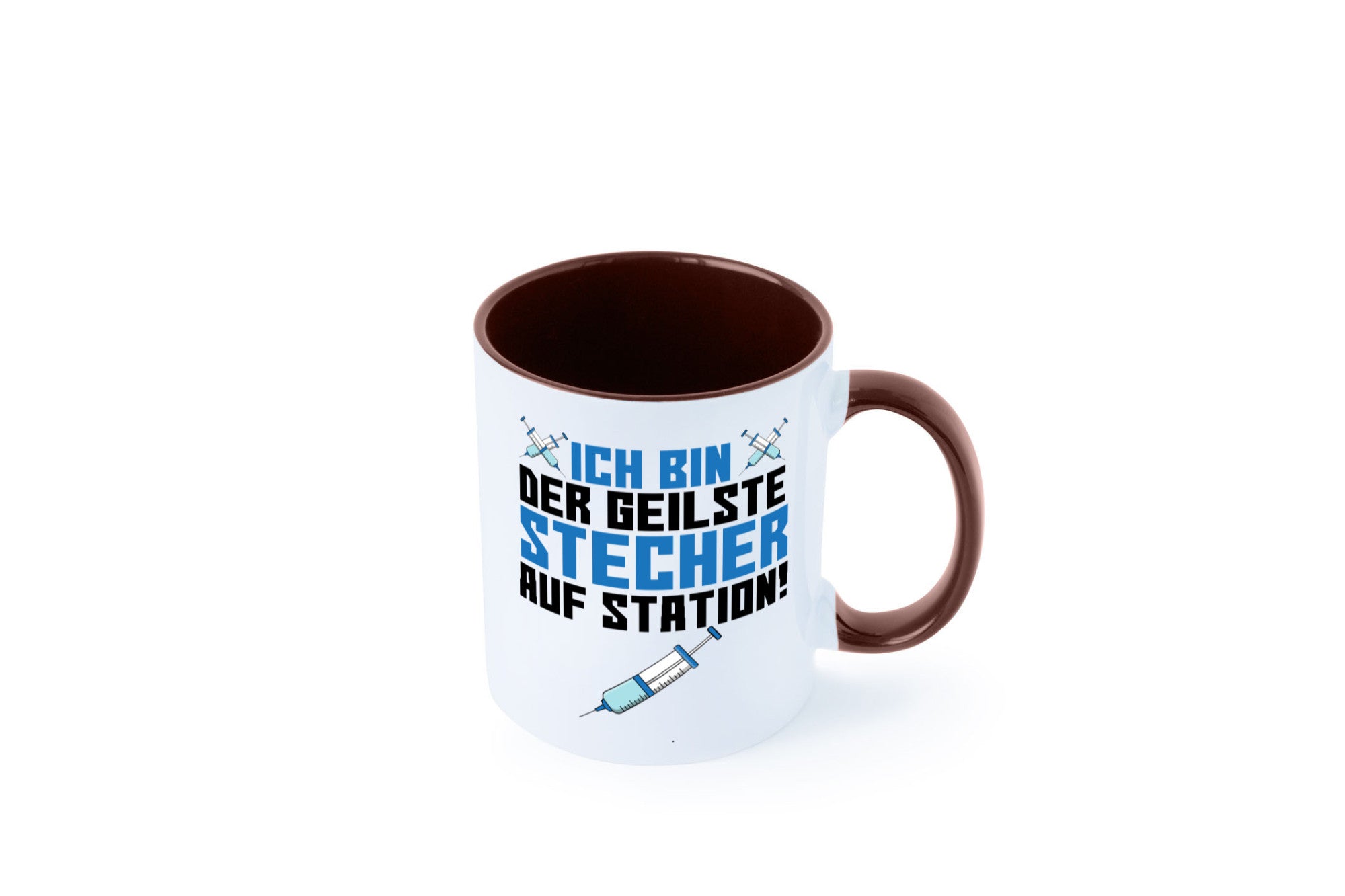 Ich bin der geilste Stecher | Pfleger Arzt Spritze lustig Humor Geschenkidee