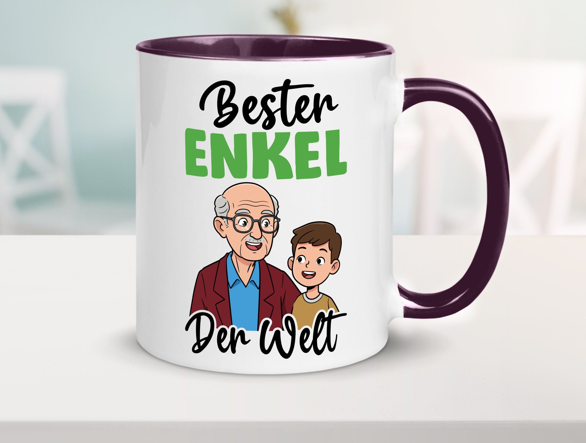 Bester Enkel | Großmutter Großvater Oma Opa lustiger Spruch Geschenk Familie