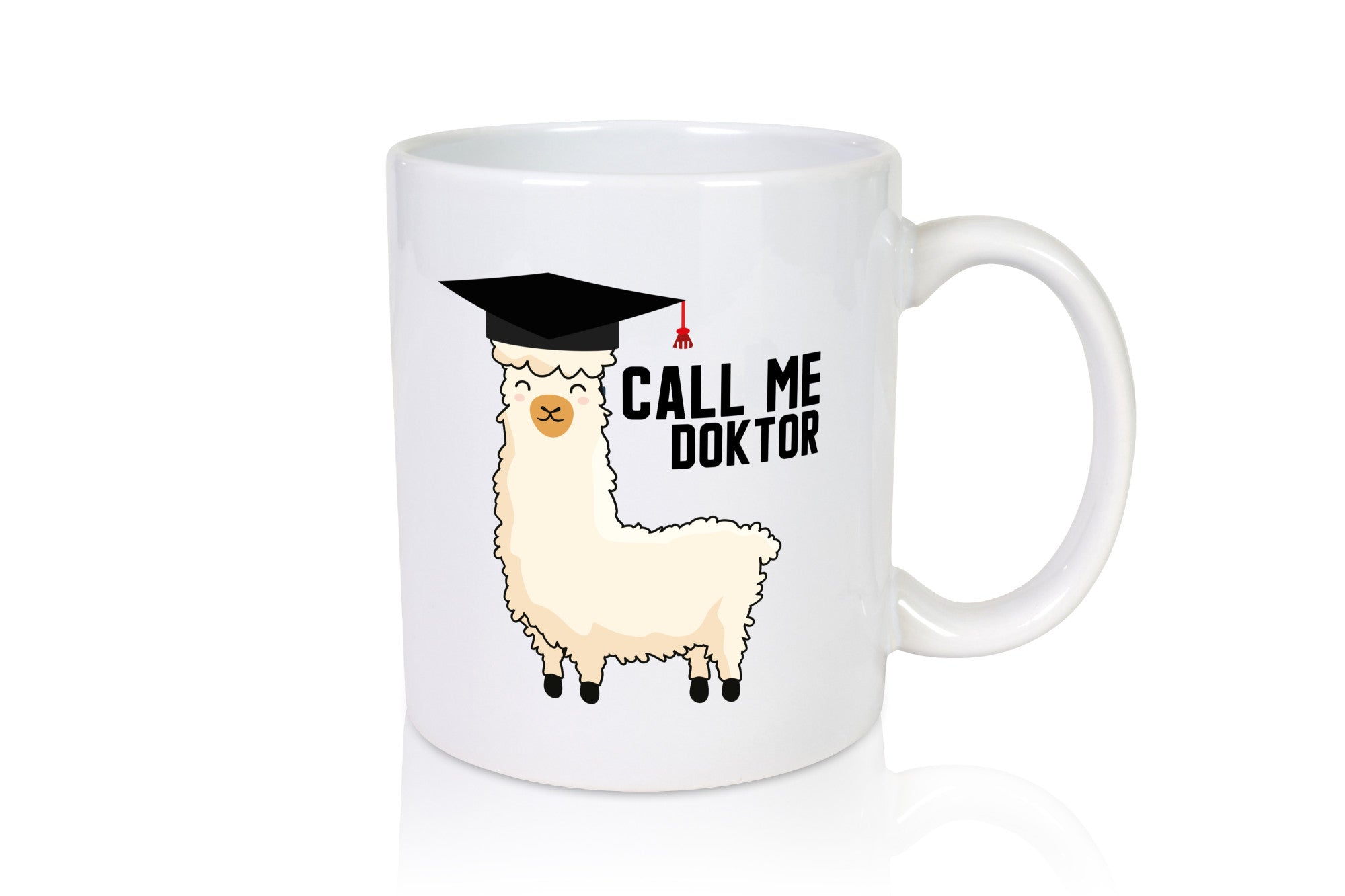 Call me Doktor | Lama Arzt Krankenhaus Abschluss Humor Geschenkidee Tasse