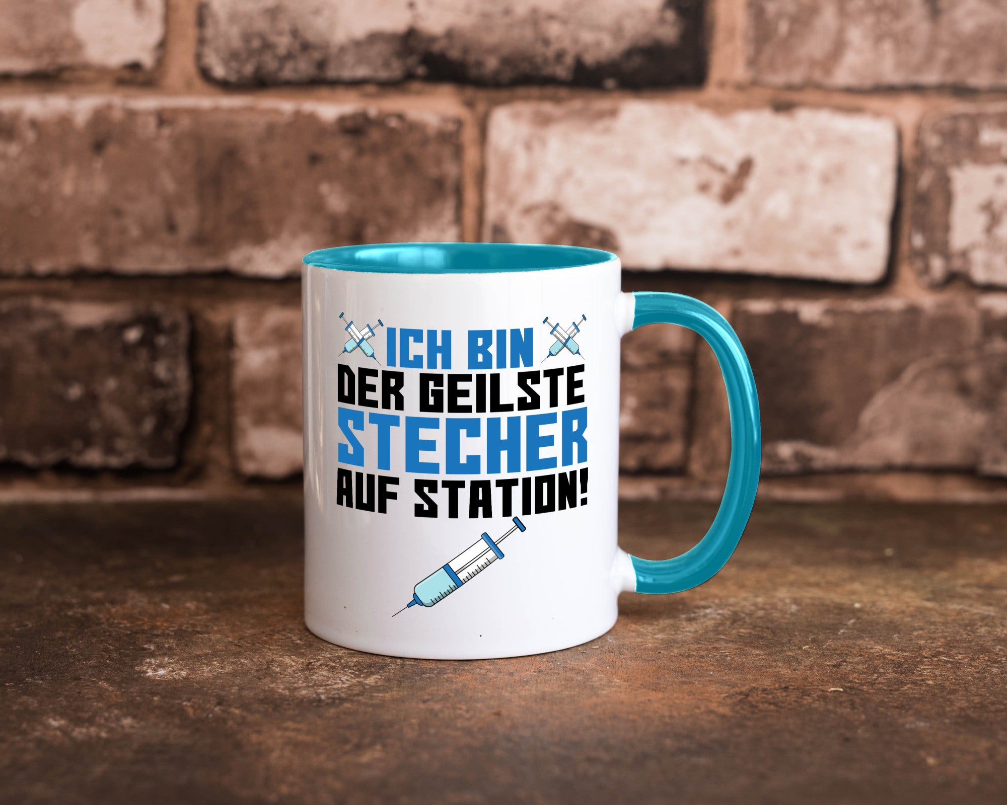 Ich bin der geilste Stecher | Pfleger Arzt Spritze lustig Humor Geschenkidee
