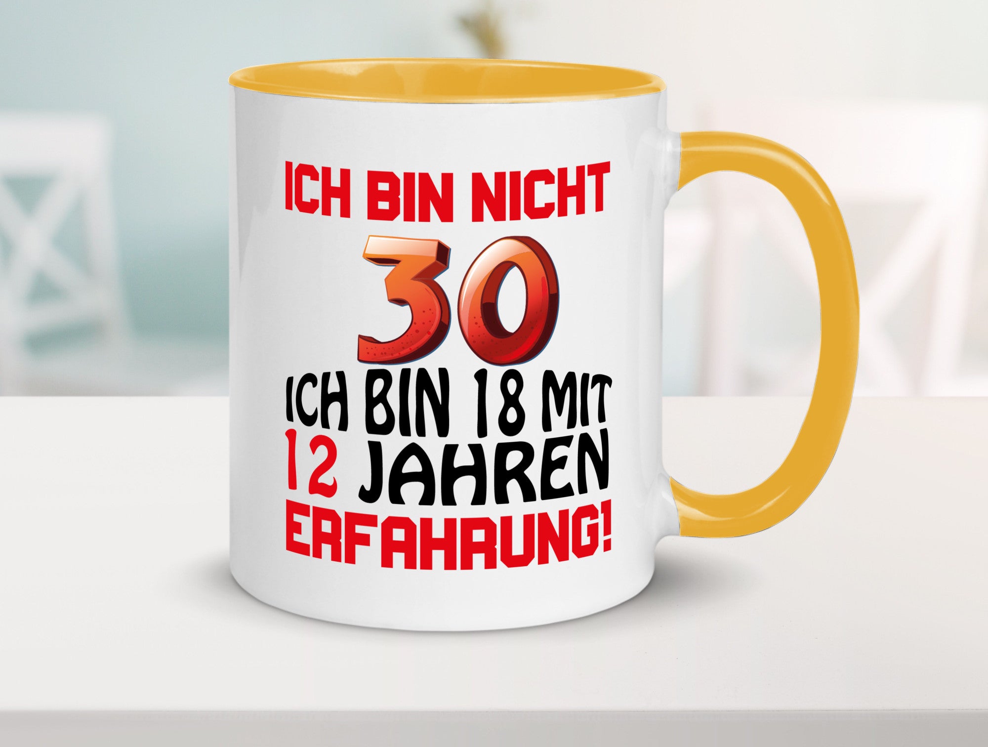 Ich bin nicht 30. lustiger Spruch Geschenk Humor Geschenkidee Tasse