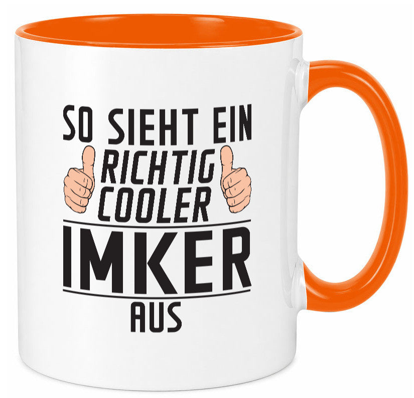 Richtig Cooler Imker | Imkerei Geschenkidee Humor Tasse