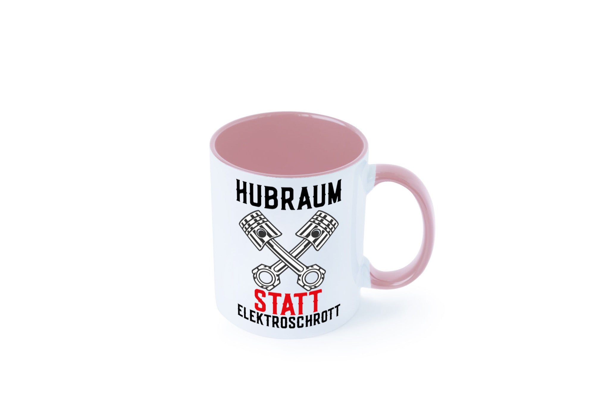 Hubraum statt Elektroschrott | Autofan Verbrennungsmotor Geschenk Humor