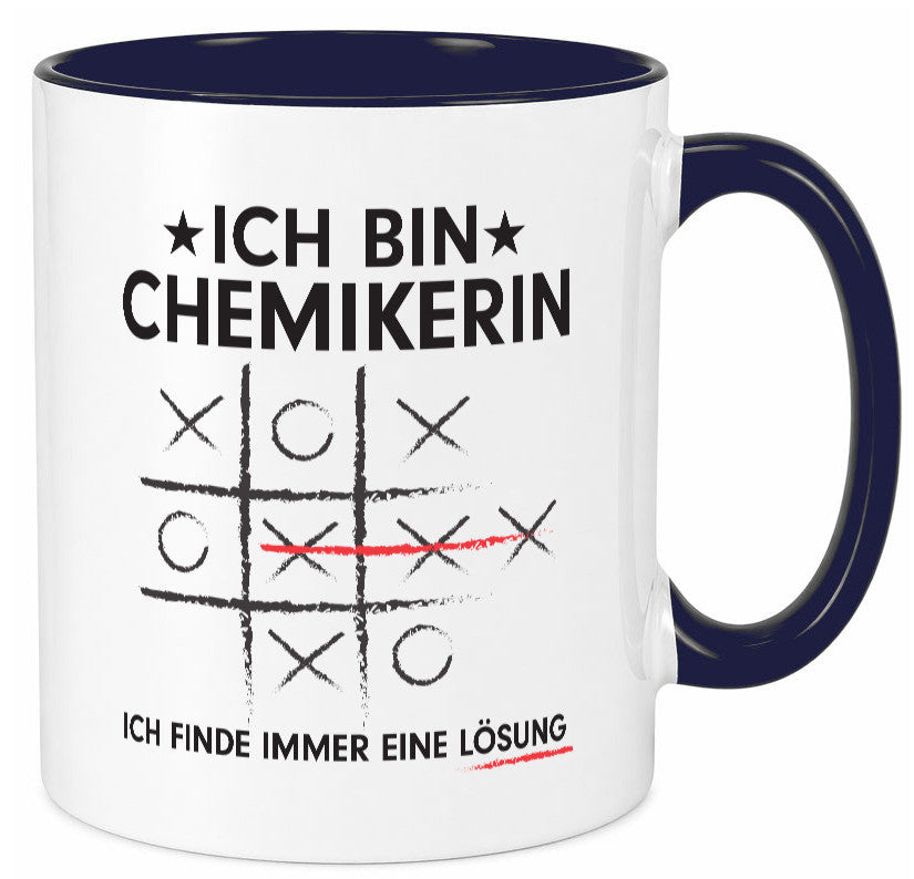 Lösung finden: Chemikerin | Chemie Labor v2 Humor Geschenkidee Tasse
