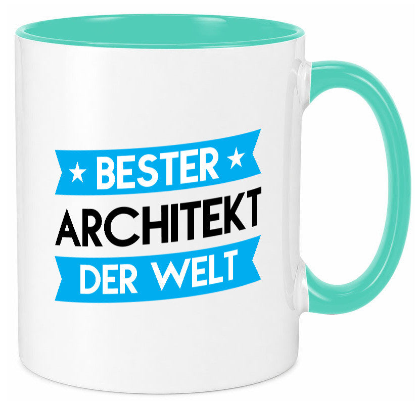 Bester Architekt | Architektur Büro Geschenk Arbeit Kollegen lustiger Spruch Tasse