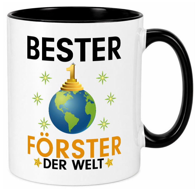 Welt Bester Förster | Forst Arbeit Geschenk Kollegen Büro lustiger Spruch Tasse