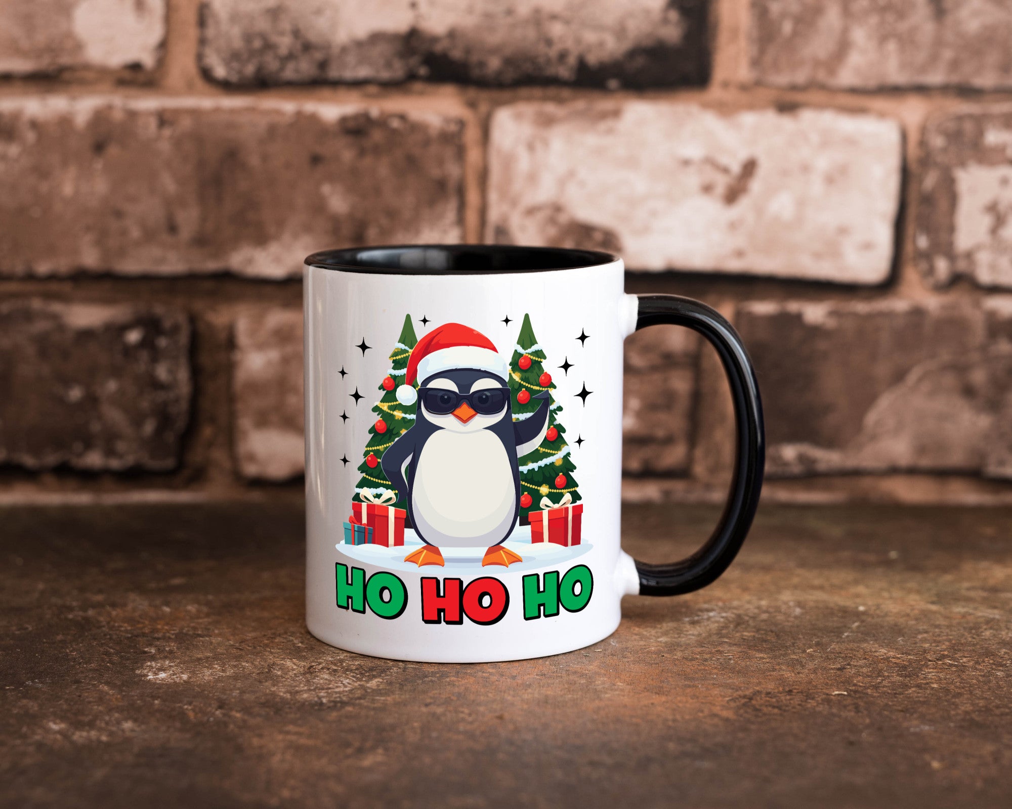 Ho | Weihnachts Pinguine Weihnachten lustig Humor Geschenkidee Geschenk Tasse