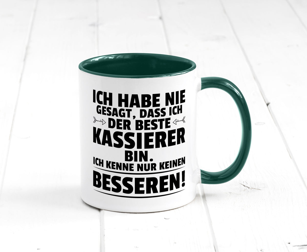 Der Beste Kassierer Geschenk Humor Geschenkidee lustiger Spruch Tasse