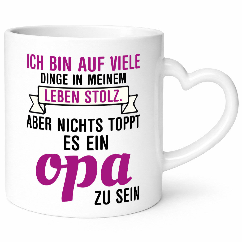 Opa Tasse | Stolzer Großvater Vatertag Enkelkinder Geschenk Familie