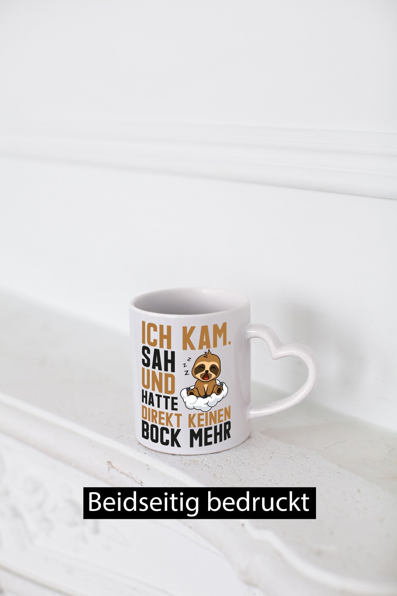 ich kam, sah und hatte keinen Bock | Faultier Müde Geschenk Tierliebhaber Humor