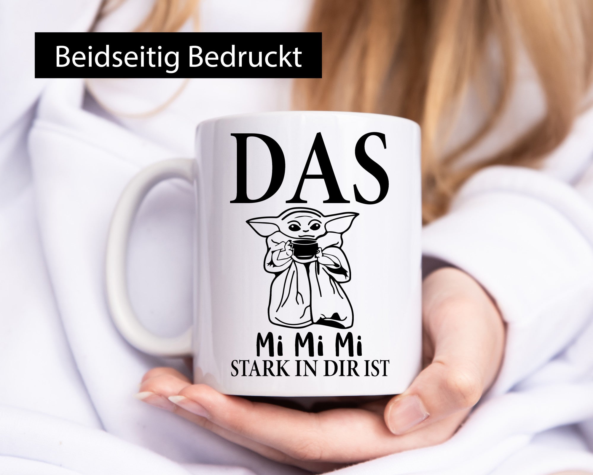 MiMiMi Stark in mir Geschenk Humor Geschenkidee lustiger Spruch Tasse