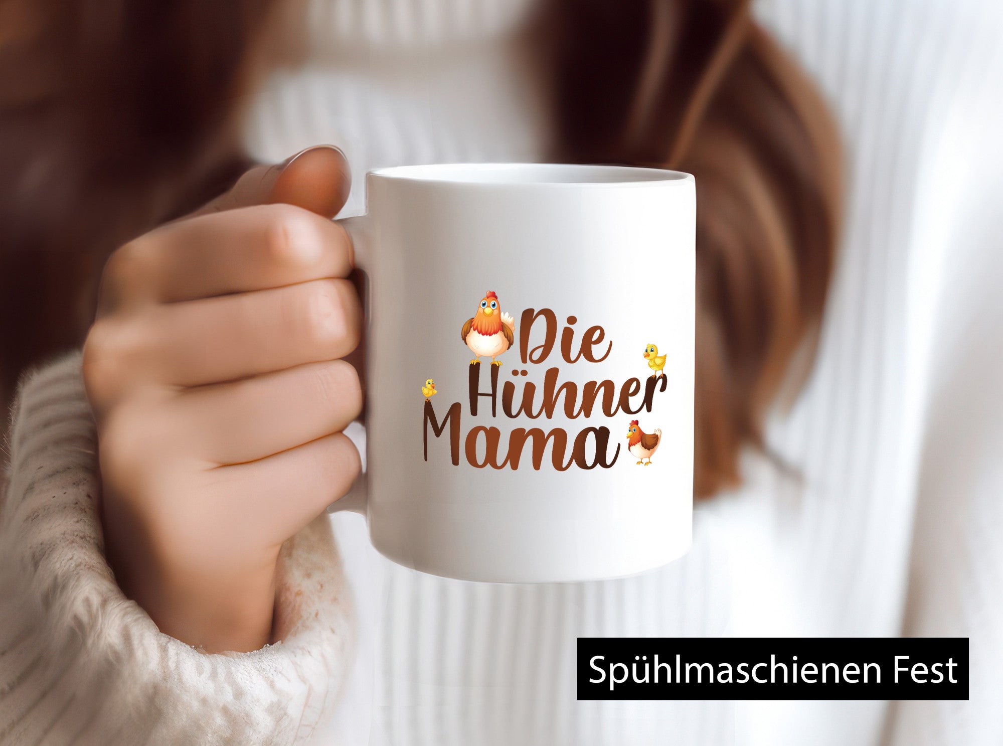Die Hühner Mama | Huhn Küken Humor Familie Geschenkidee Tasse
