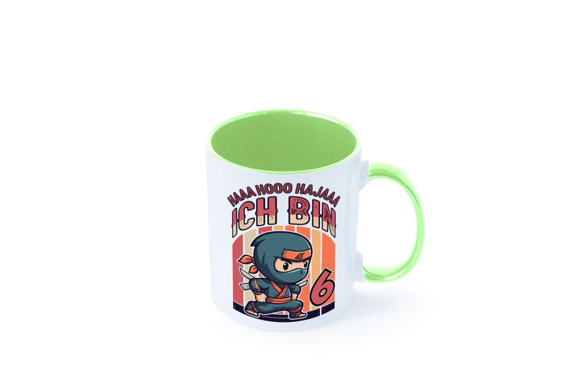 6. Geburtstag | Ninja Junge 6 Jahre Humor Geschenkidee Tasse