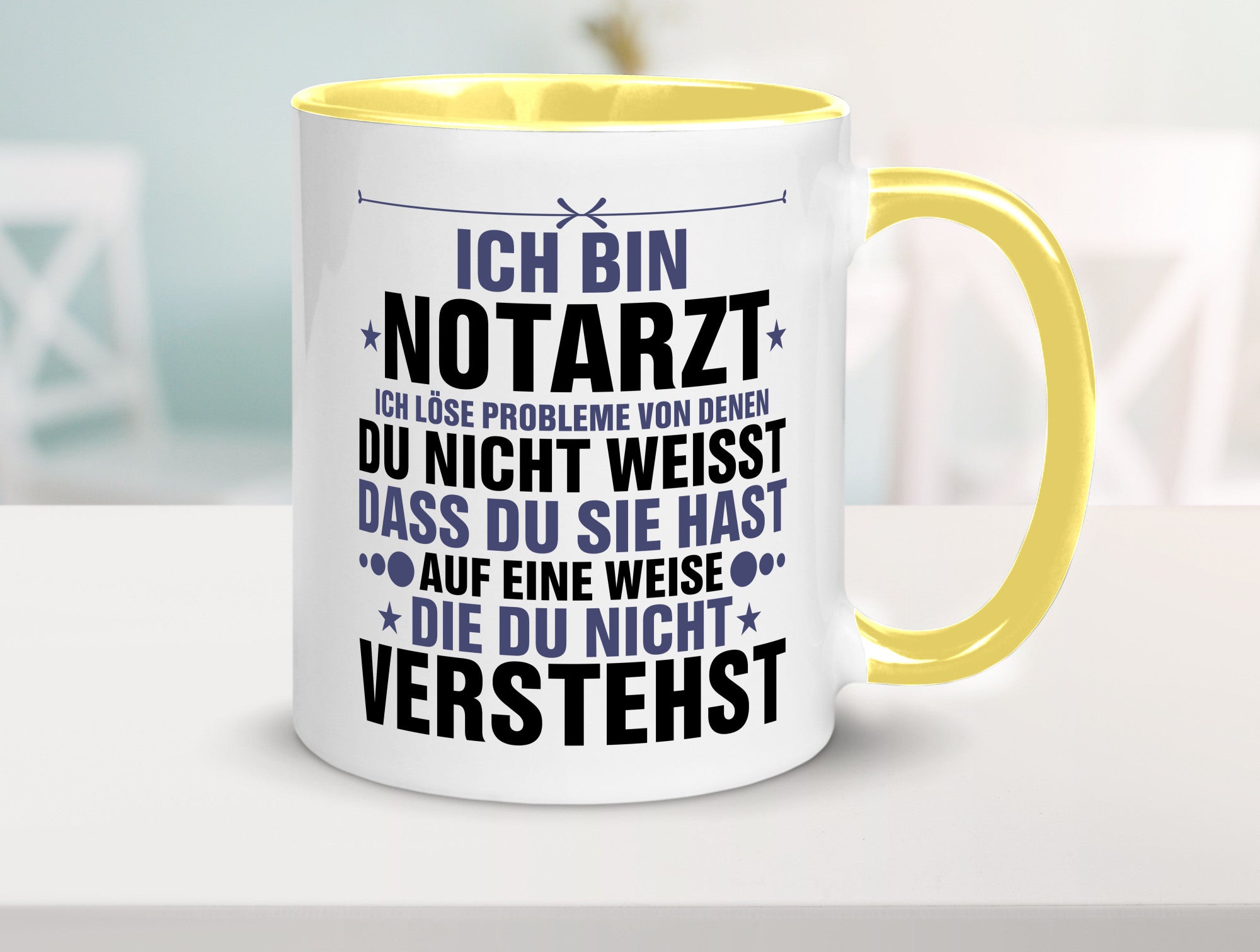 Löse Probleme: Notarzt | Arzt v2 Geschenkidee Humor Tasse