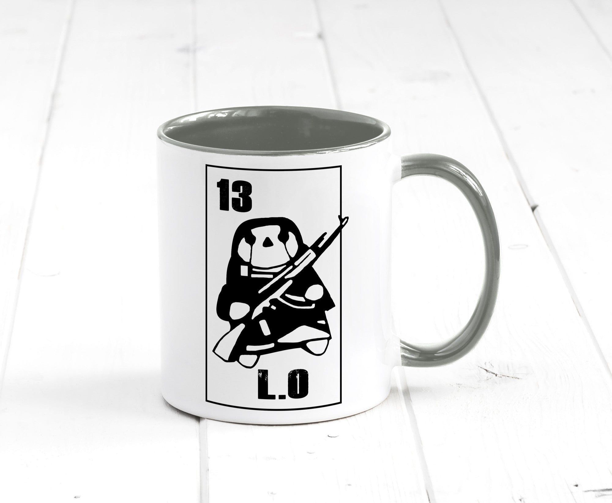 13 L.O lustiger Spruch Geschenk Humor Geschenkidee Tasse