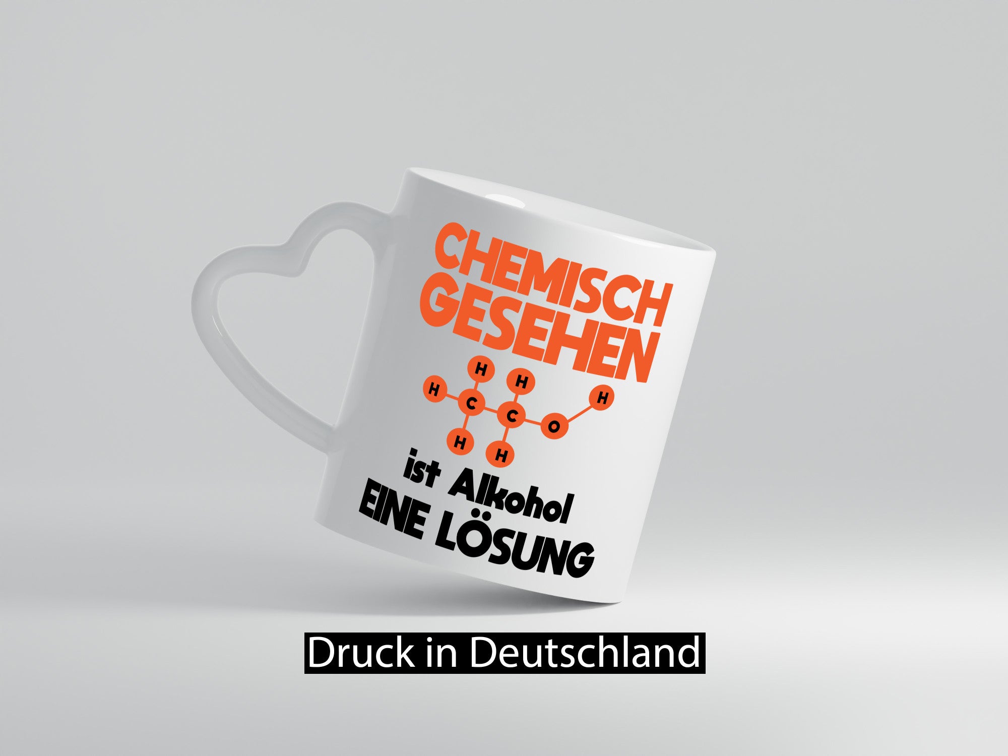 Cemisch gesehen ist alkohol eine Lösung | Chemie Geschenkidee Humor Tasse