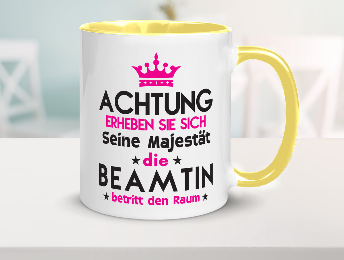 Seine Majestät Beamtin | Verbeamtung öffentlicher Dienst Geschenkidee Humor Tasse