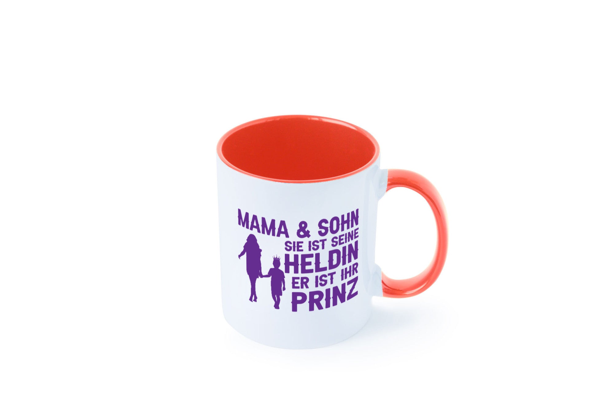 Mama & Sohn | Helding Prinz Mutterliebe Geschenkidee Familie Humor Tasse