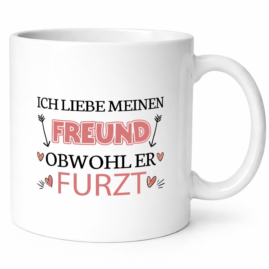 Furzender Freund | Beziehung Tasse Liebe Humor lustig Geschenkidee Geschenk
