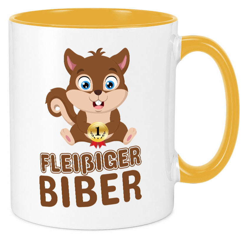 Fleißiger Biber | Motiv Tasse Kinder Geburtstag lustig Geschenkidee Geschenk