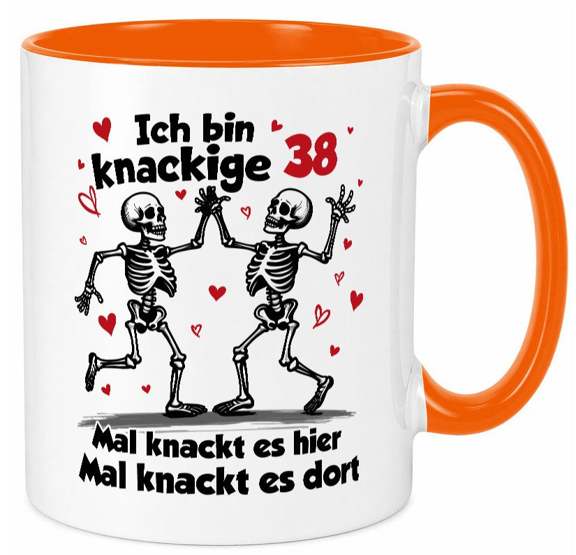 38. Geburtstag | Knackige 38 Ich bin alt v2 Geschenk Geschenkidee lustiger Tasse