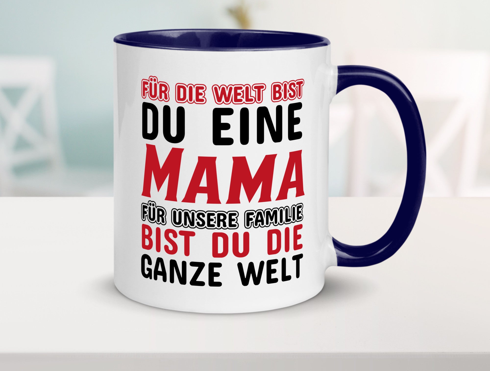 Beste mama der Welt lustiger Spruch Geschenk Familie Geschenkidee Tasse