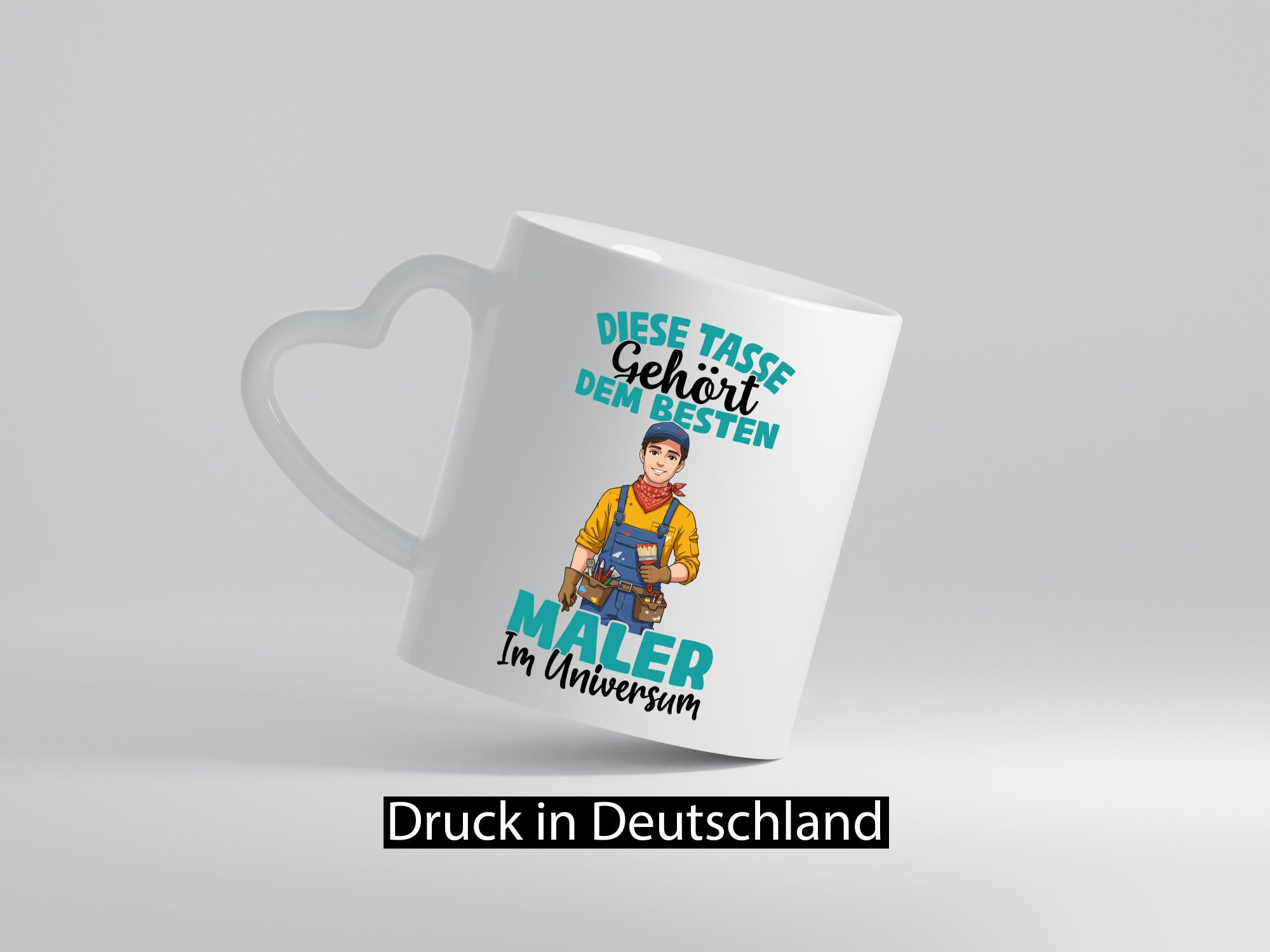 Im Universum: Maler | Malerei lustiger Spruch Geschenk Humor Geschenkidee Tasse