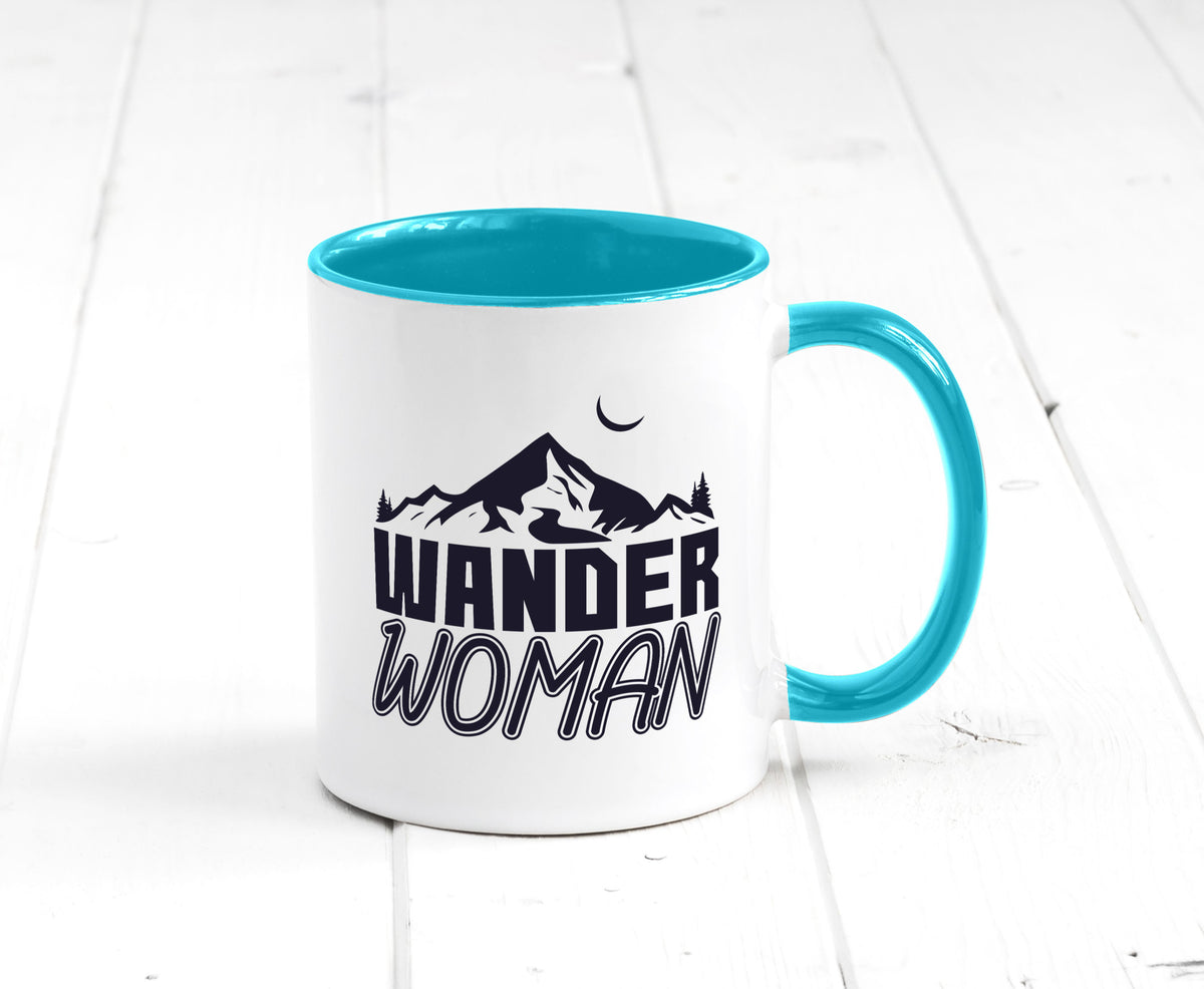 Wander Woman | Frauen Tasse Wanderer Bergsteigen lustig Familie Geschenkidee