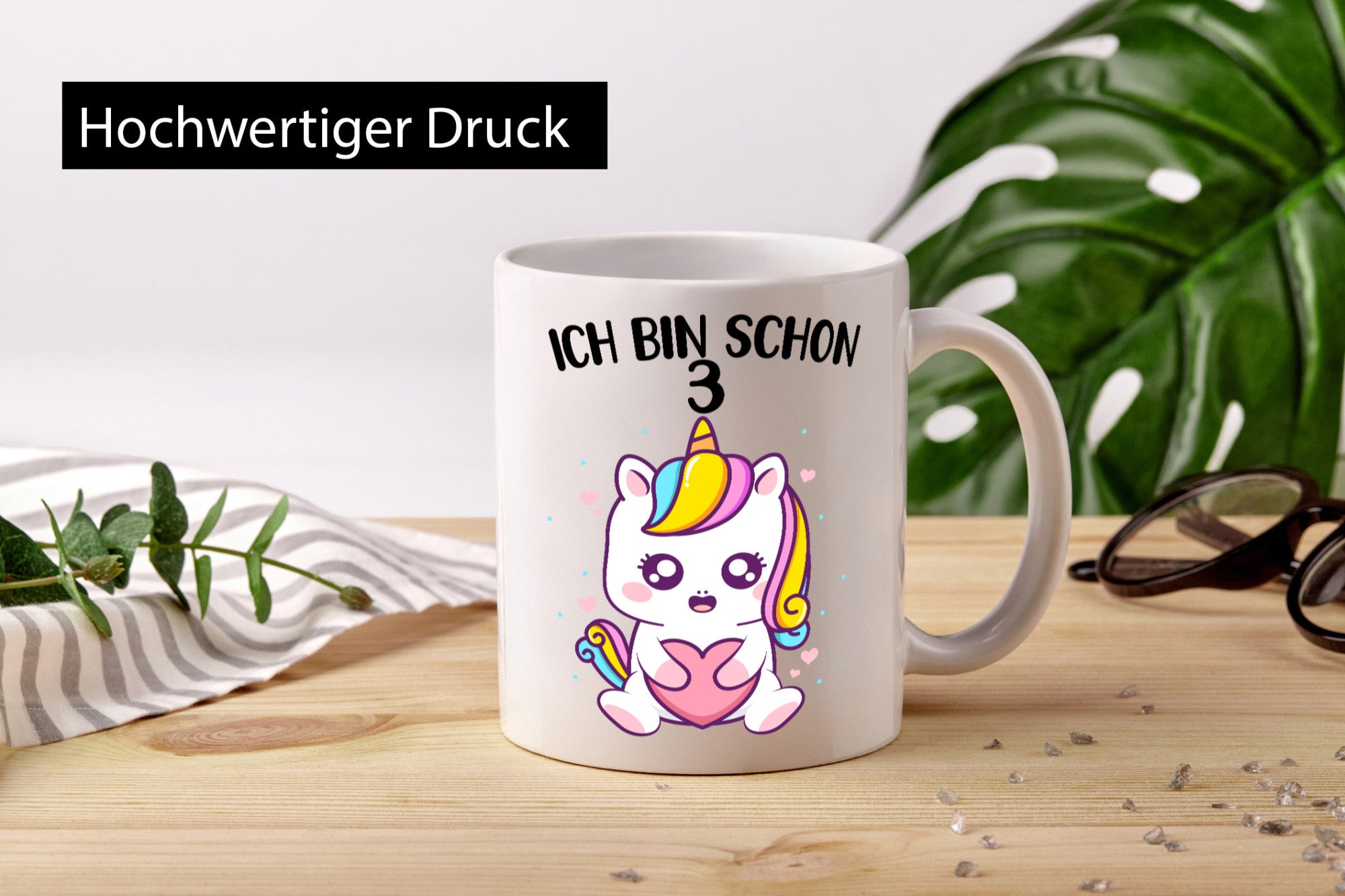 3. Geburtstag | Ich bin schon 3 Jahre Einhorn Mädchen lustig Geschenkidee