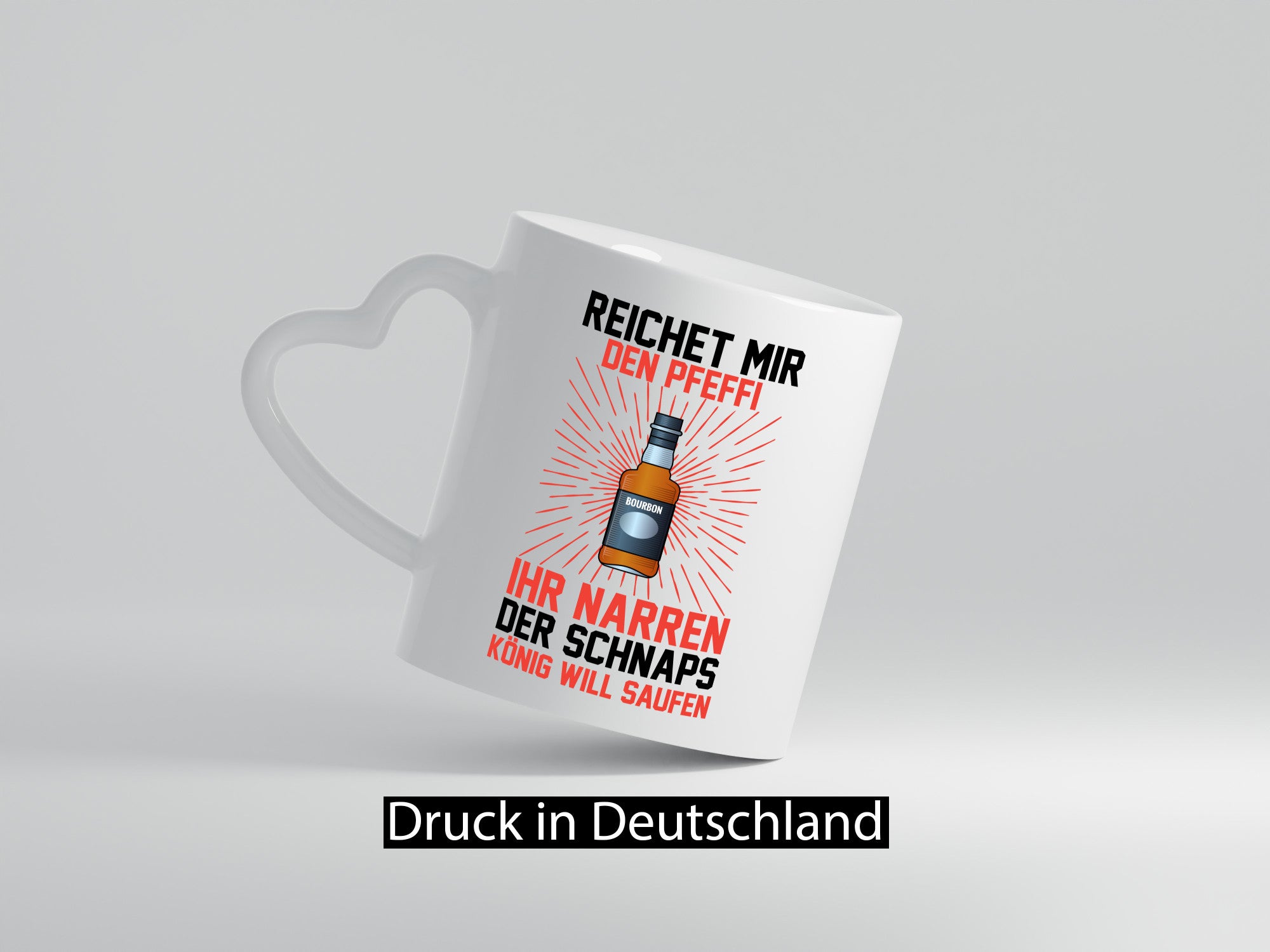 Der schnaps könig will saufen | Pfeffi Party lustiger Spruch Geschenk Humor