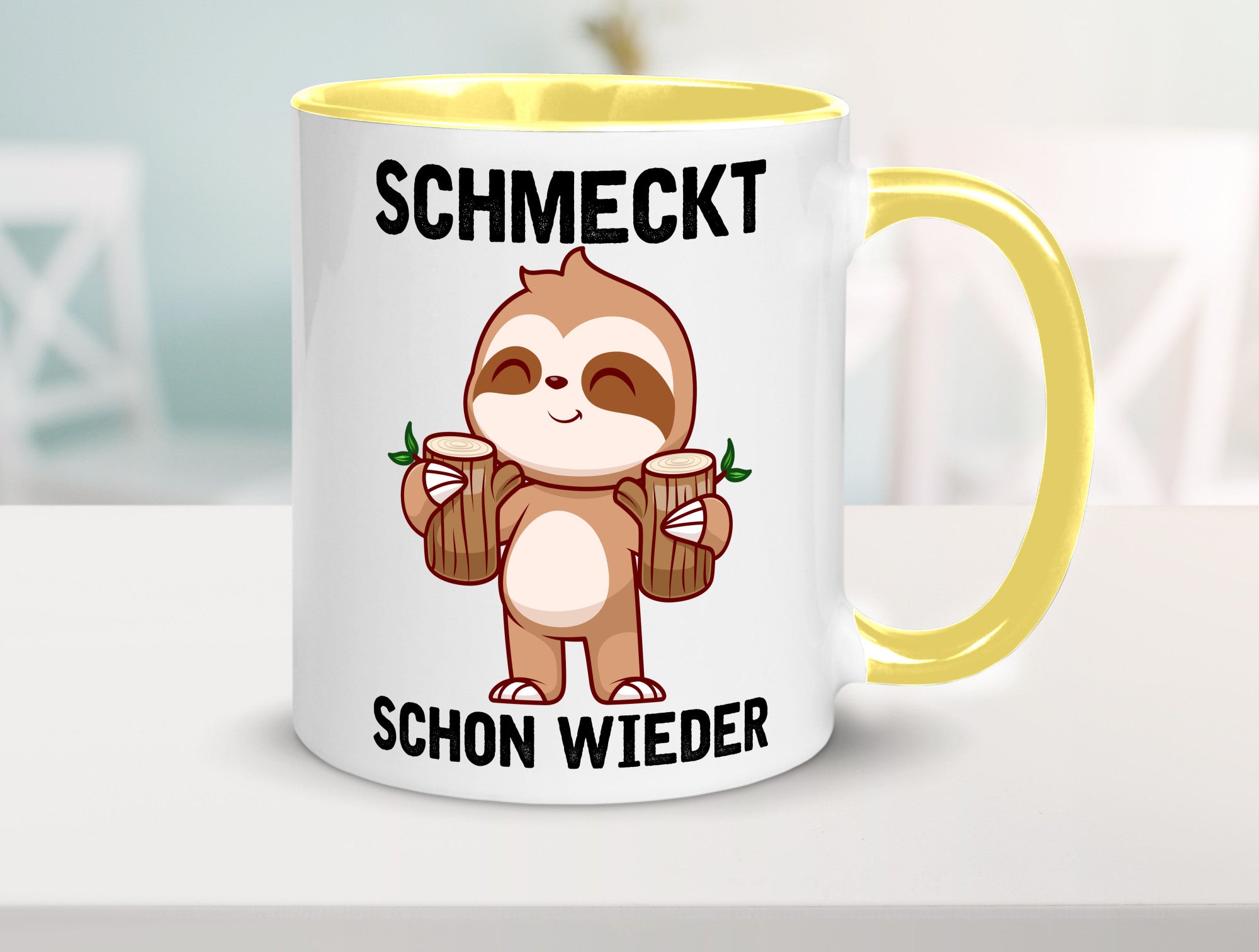 Schmeckt schon wieder | Frankfurt Hessen v2 Geschenkidee Humor Tasse
